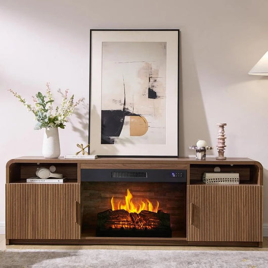 Saltbox Fireplace TV Stand · 70"