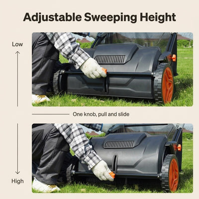 Saltbox Push Lawn Sweeper · 21"