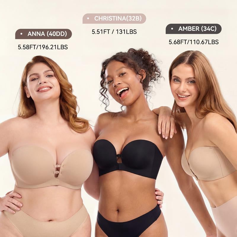 Strapless Push-Up & Lift Bra