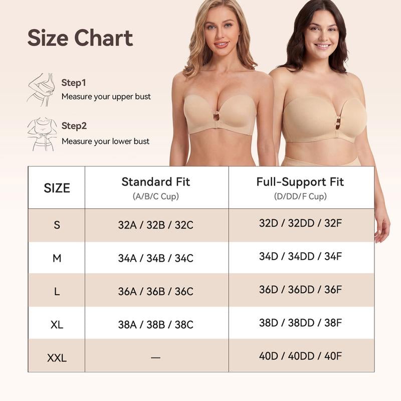 Strapless Push-Up & Lift Bra